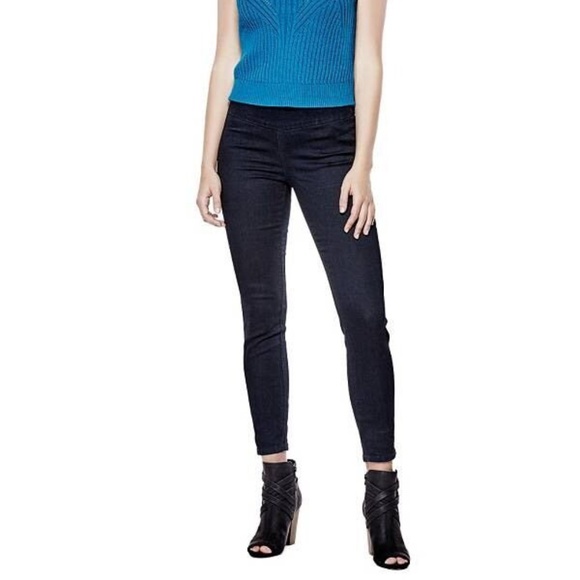 G by Guess MALIAH ULTRA-SKNINNY JEGGINS DARK BLUE - Picture 1 of 3